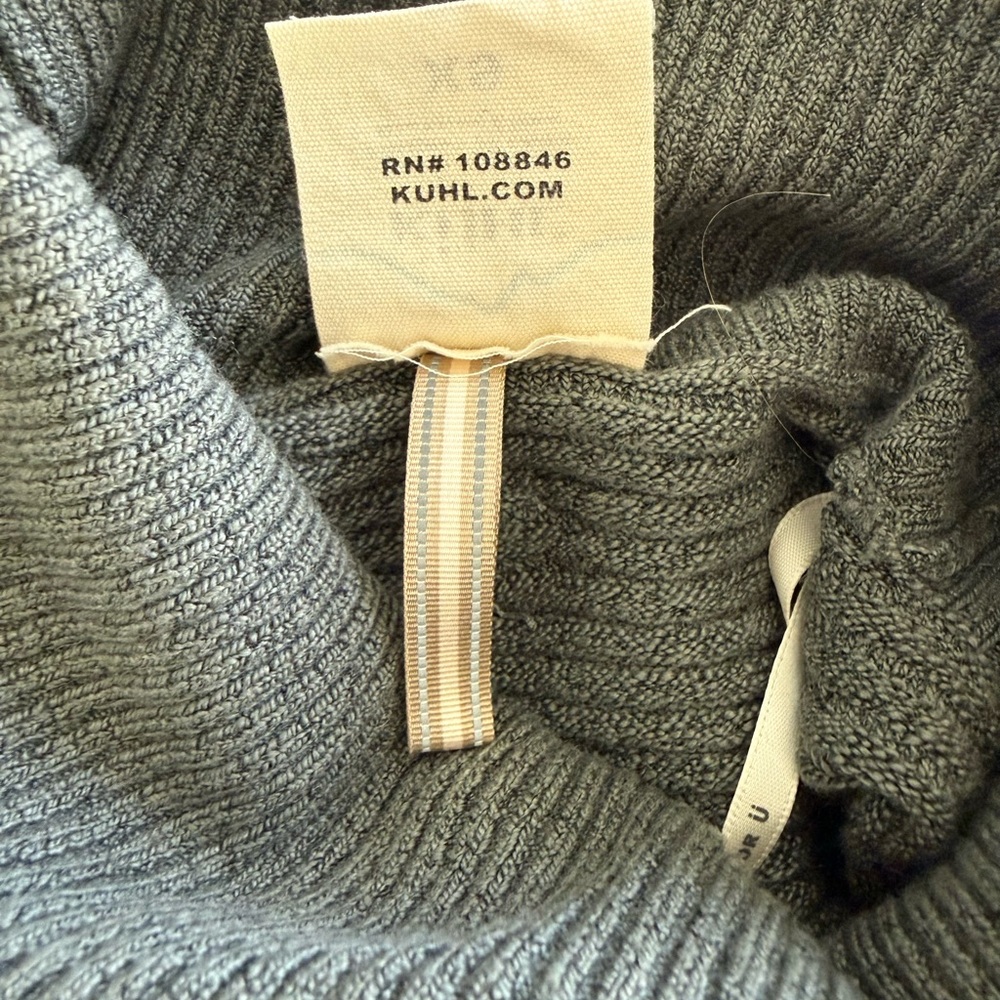 Kuhl Green Women's Turtleneck Sweater - Picture 5 of 5